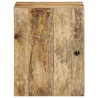Armoire de salle de bain murale 38x33x48cm bois massif manguier 