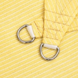 Voile d'ombrage 160 g/m² Beige 3x4x4 m PEHD 