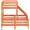 Lit superposé sans matelas 90x200/140x200 cm bois massif 