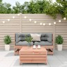 Salon de jardin 3 pcs avec coussins bois massif douglas 