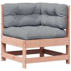 Salon de jardin 3 pcs avec coussins bois massif douglas 