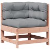 Salon de jardin 3 pcs avec coussins bois massif douglas 