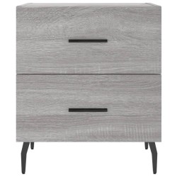 Tables de chevet 2 pcs sonoma gris 40x35x47,5 cm 