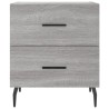 Tables de chevet 2 pcs sonoma gris 40x35x47,5 cm 