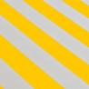 Auvent pliable manuel 400 cm Jaune/blanc  