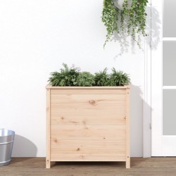 Jardinière 82,5x40x78 cm bois de pin massif 