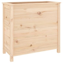 Jardinière 82,5x40x78 cm bois de pin massif 