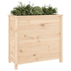 Jardinière 82,5x40x78 cm bois de pin massif 