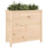 Jardinière 82,5x40x78 cm bois de pin massif 