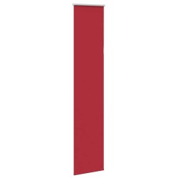 Store enrouleur occultant rouge largeur du tissu 45,7 cm 