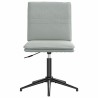 Chaises à manger lot de 6 gris clair velours 