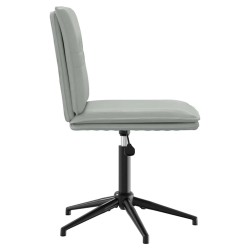 Chaises à manger lot de 6 gris clair velours 