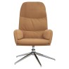 Chaise de relaxation Taupe Similicuir daim 