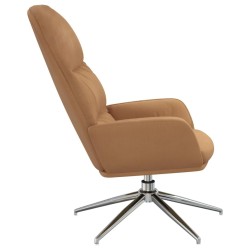 Chaise de relaxation Taupe Similicuir daim 