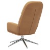 Chaise de relaxation Taupe Similicuir daim 