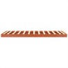 Cadre de lit sans matelas cire marron 140x200cm bois pin massif 