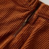Jupe à poches en velours côtelé pour enfants cognac 92 