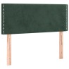 Sommier à lattes de lit avec matelas Vert foncé 90x200 cm 