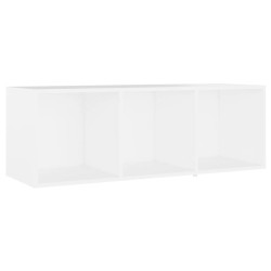 Meubles TV 2 pcs Blanc 107x35x37 cm Bois d'ingénierie 
