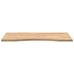 Dessus de bureau non traité bois massif de chêne rectangulaire 
