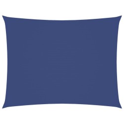 Voile de parasol tissu oxford rectangulaire 6x7 m bleu 