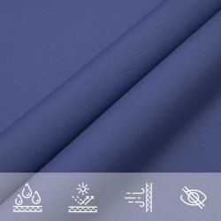 Voile de parasol tissu oxford rectangulaire 6x7 m bleu 