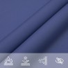 Voile de parasol tissu oxford rectangulaire 6x7 m bleu 