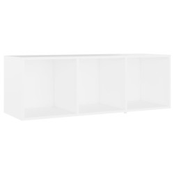 Meubles TV 2 pcs Blanc 107x35x37 cm Bois d'ingénierie 