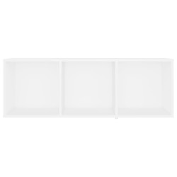 Meubles TV 2 pcs Blanc 107x35x37 cm Bois d'ingénierie 