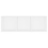 Meubles TV 2 pcs Blanc 107x35x37 cm Bois d'ingénierie 
