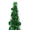 Sapin de Noël artificiel escamotable vert 120 cm PET 