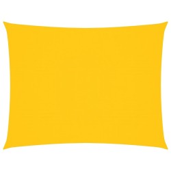 Voile de parasol tissu oxford rectangulaire 6x7 m jaune 