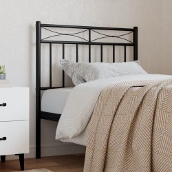 Tête de lit métal noir 75 cm 