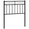 Tête de lit métal noir 75 cm 