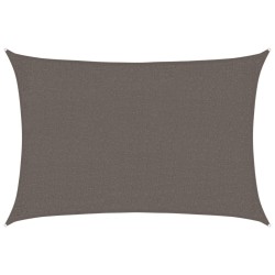 Voile d'ombrage 160 g/m² Anthracite 2x3 m PEHD 