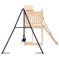Aire de jeux d'extérieur bois de pin massif 