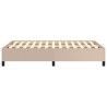 Cadre de lit sans matelas cappuccino 120x190 cm similicuir 