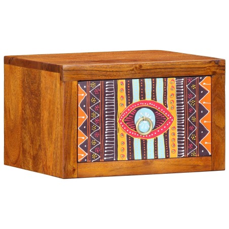 Gains de Chevet2 pcs 35x30x22 cm Bois d'Acacia Massif 
