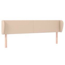 Tête de lit avec oreilles Cappuccino 183x23x78/88 cm Similicuir 