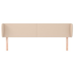 Tête de lit avec oreilles Cappuccino 183x23x78/88 cm Similicuir 