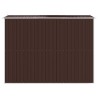 Abri de jardin Marron foncé 192x274x223 cm Acier galvanisé 