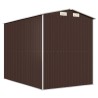 Abri de jardin Marron foncé 192x274x223 cm Acier galvanisé 