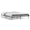 Cadre de lit sans matelas sonoma gris 160x200 cm 