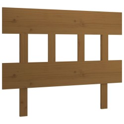 Tête de lit Marron miel 103,5x3x81 cm Bois massif de pin 