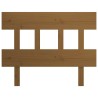 Tête de lit Marron miel 103,5x3x81 cm Bois massif de pin 