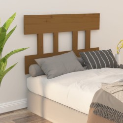 Tête de lit Marron miel 103,5x3x81 cm Bois massif de pin 
