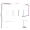 Tête de lit Marron miel 103,5x3x81 cm Bois massif de pin 