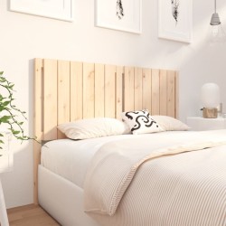 Tête de lit 140,5x4x100 cm bois massif de pin 
