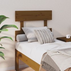 Tête de lit Marron miel 103,5x3x81 cm Bois massif de pin 