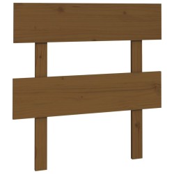 Tête de lit Marron miel 103,5x3x81 cm Bois massif de pin 